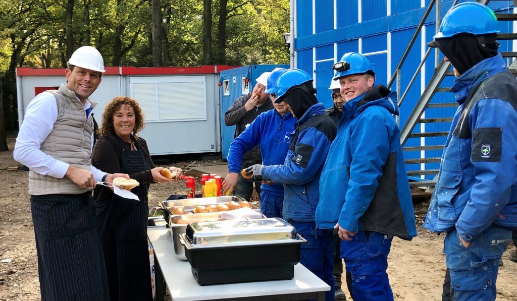 Hoogste punt nieuwbouw Rosa Spier Huis 31 okt 2018